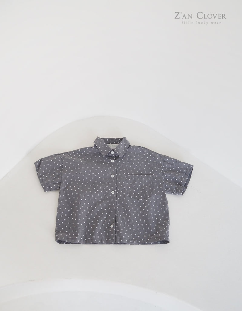 Zan Clover - Korean Children Fashion - #littlefashionista - Star Shirt - 3