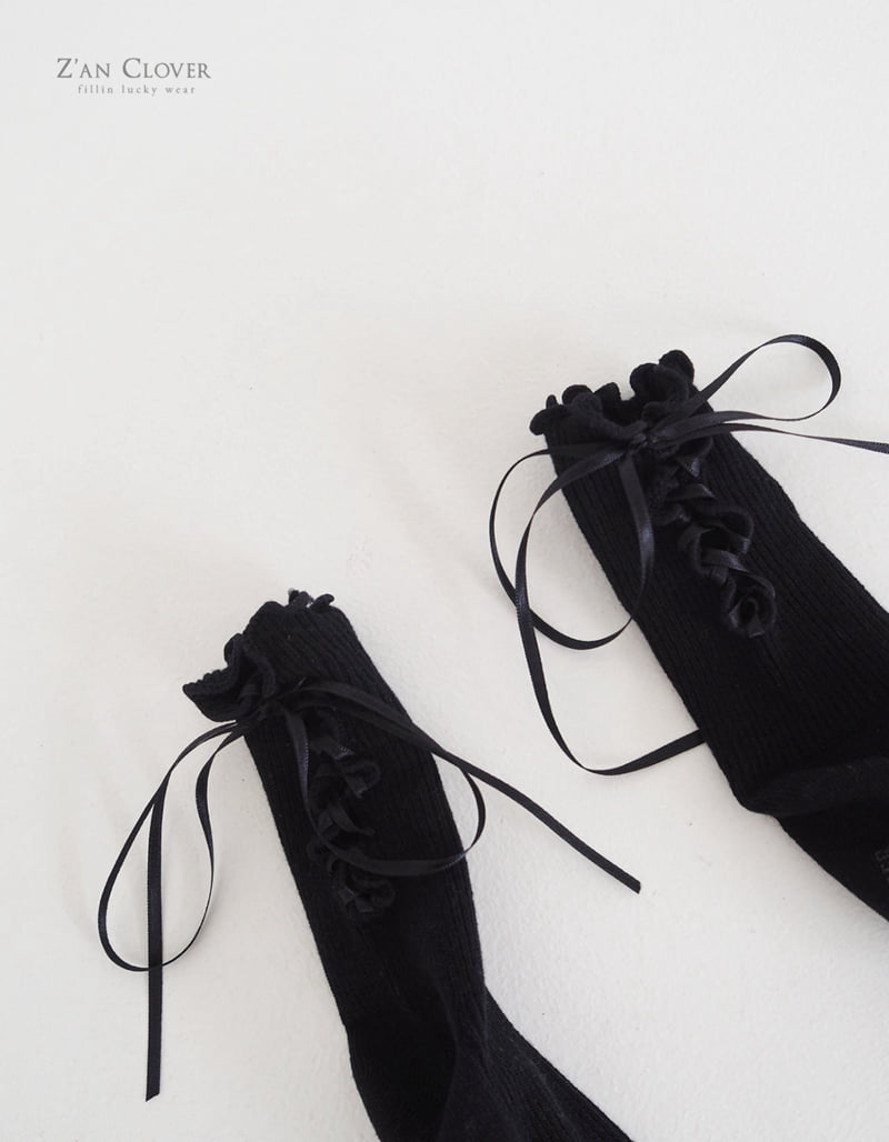 Zan Clover - Korean Children Fashion - #littlefashionista - Eyelet Socks - 6