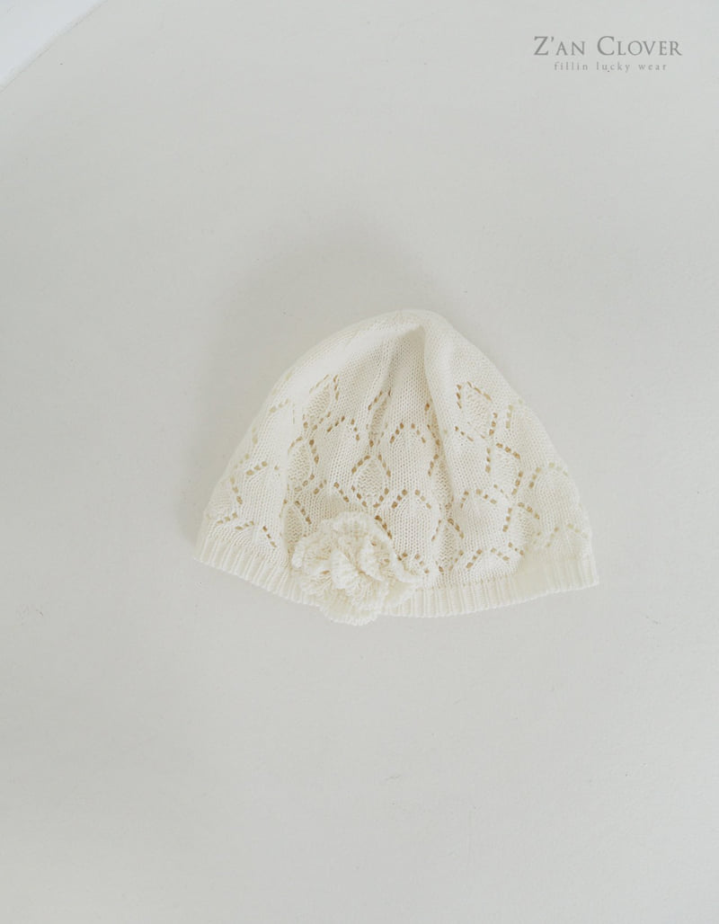 Zan Clover - Korean Children Fashion - #littlefashionista - Corsage Punching Beanie - 3