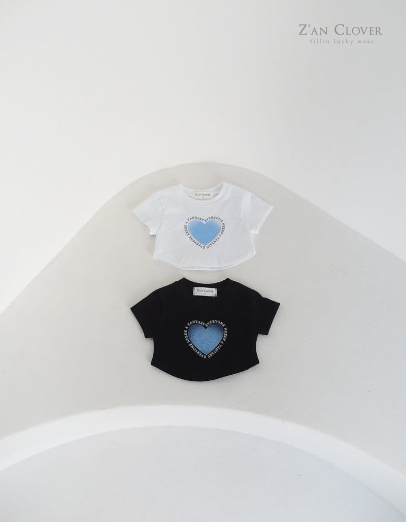 Zan Clover - Korean Children Fashion - #littlefashionista - Heart Tee - 3