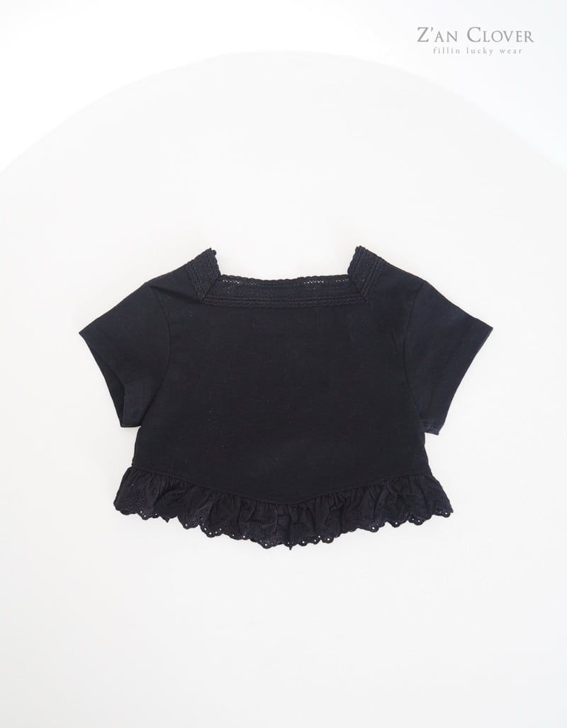 Zan Clover - Korean Children Fashion - #magicofchildhood - Square Frill Tee - 11