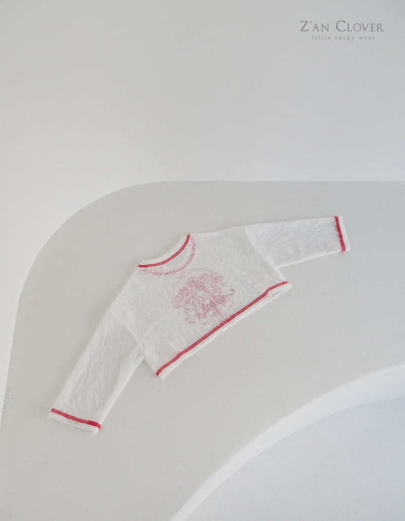 Zan Clover - Korean Children Fashion - #magicofchildhood - Burnout Stitch Tee - 7