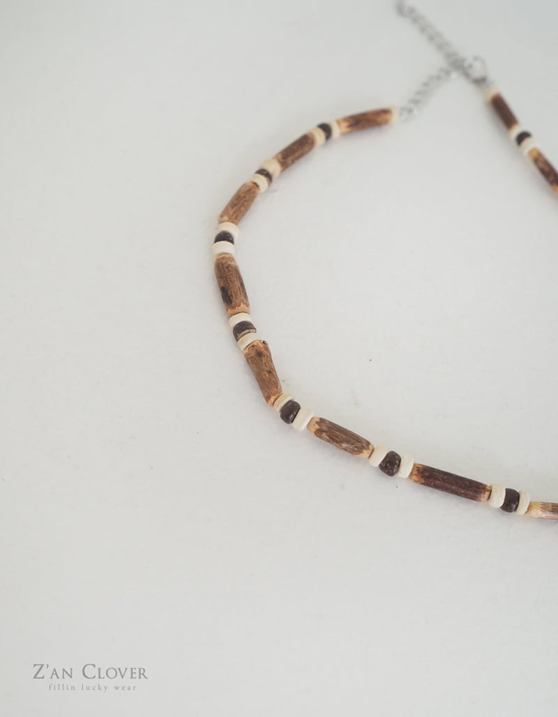 Zan Clover - Korean Children Fashion - #magicofchildhood - Wood Necklace - 3