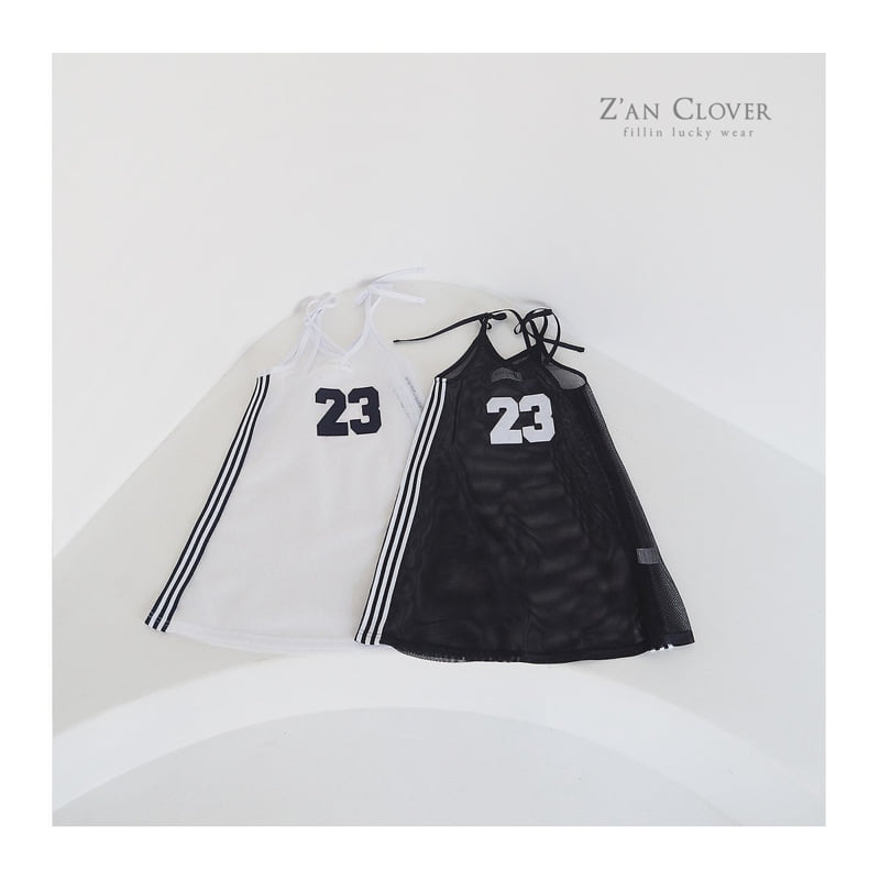 Zan Clover - Korean Children Fashion - #minifashionista - Mesh Layered One-piece