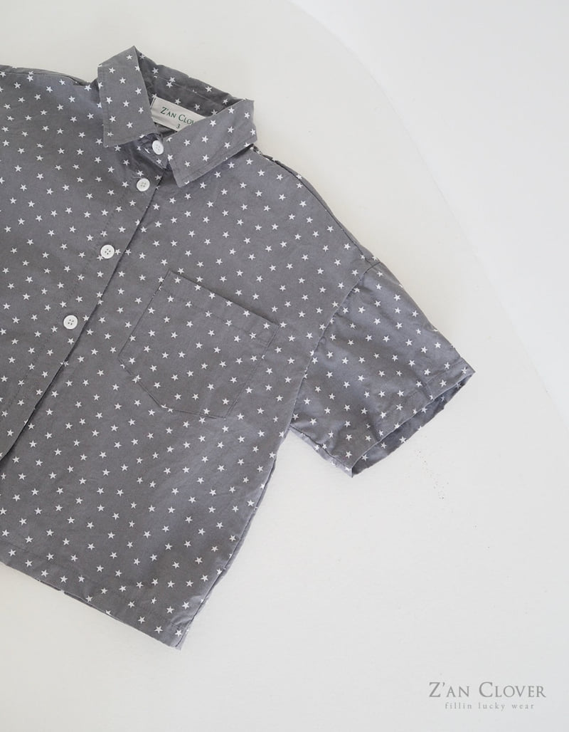 Zan Clover - Korean Children Fashion - #minifashionista - Star Shirt - 5