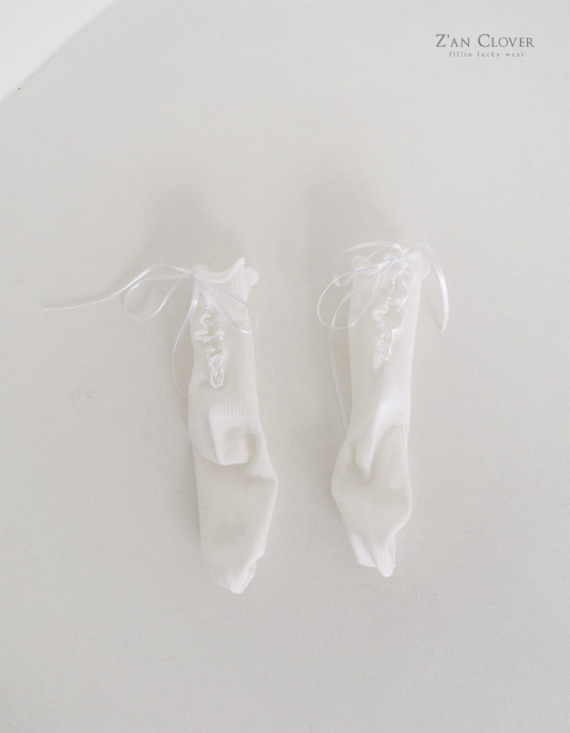 Zan Clover - Korean Children Fashion - #minifashionista - Eyelet Socks - 8