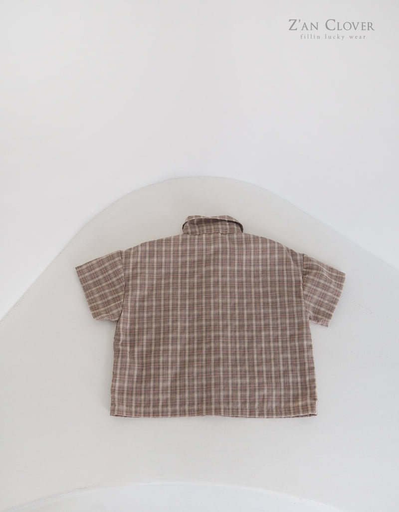 Zan Clover - Korean Children Fashion - #prettylittlegirls - Vintage Check Shirt - 7