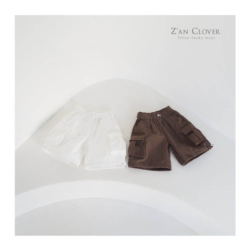 Zan Clover - Korean Children Fashion - #prettylittlegirls - Cargo Bermuda Pants