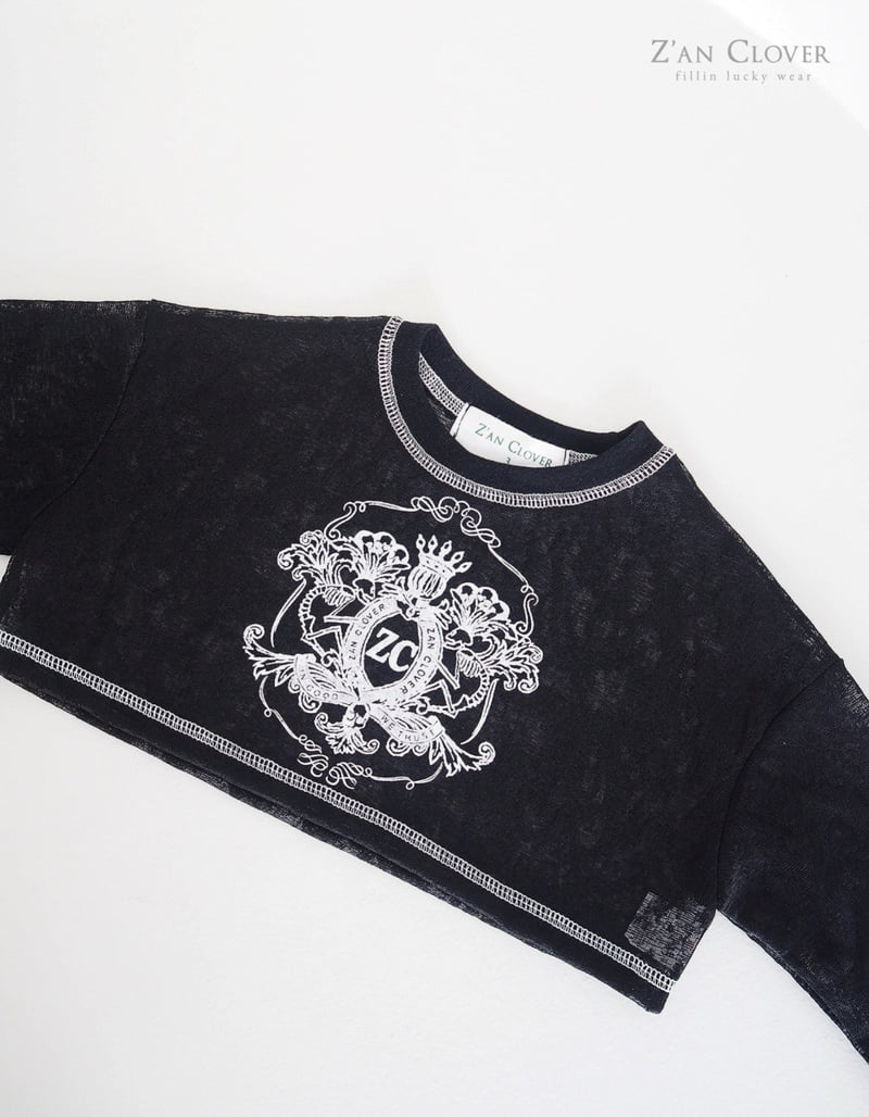 Zan Clover - Korean Children Fashion - #prettylittlegirls - Burnout Stitch Tee - 9