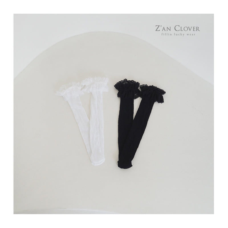 Zan Clover - Korean Children Fashion - #prettylittlegirls - Long Lace Socks