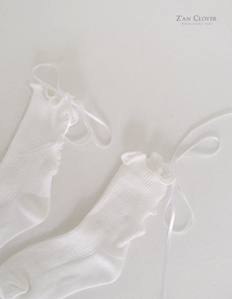 Zan Clover - Korean Children Fashion - #prettylittlegirls - Eyelet Socks - 9