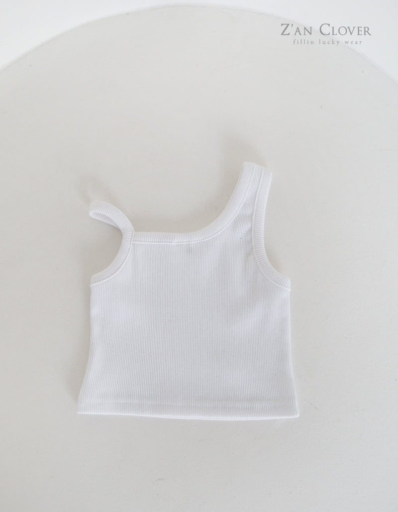 Zan Clover - Korean Children Fashion - #stylishchildhood - Unbal Rib Sleeveless - 7