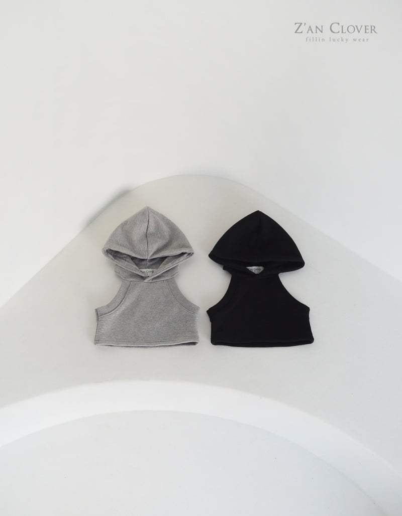 Zan Clover - Korean Children Fashion - #stylishchildhood - Hoodie Vest - 3