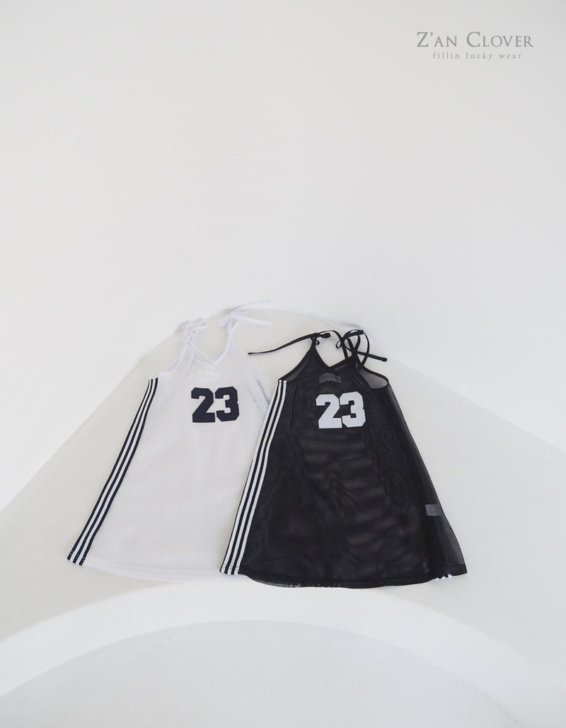 Zan Clover - Korean Children Fashion - #todddlerfashion - Mesh Layered One-piece - 3