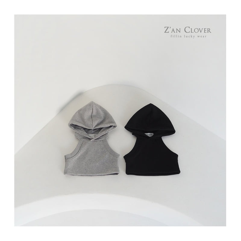 Zan Clover - Korean Children Fashion - #todddlerfashion - Hoodie Vest