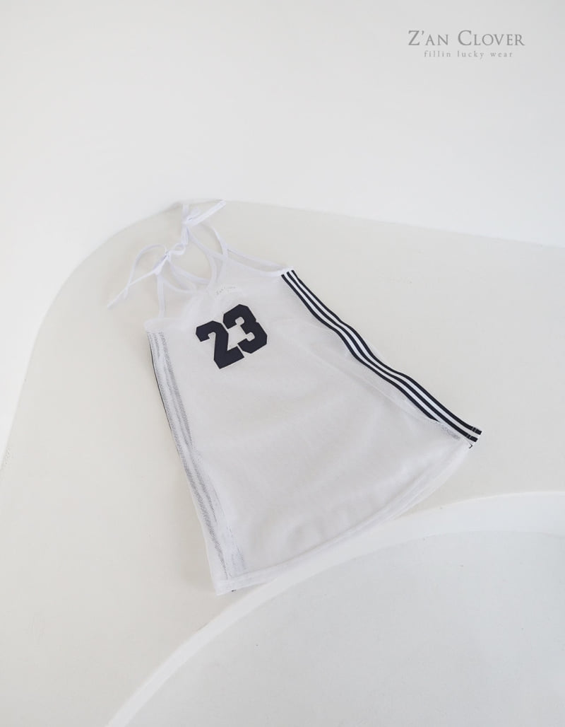 Zan Clover - Korean Children Fashion - #todddlerfashion - Mesh Layered One-piece - 4