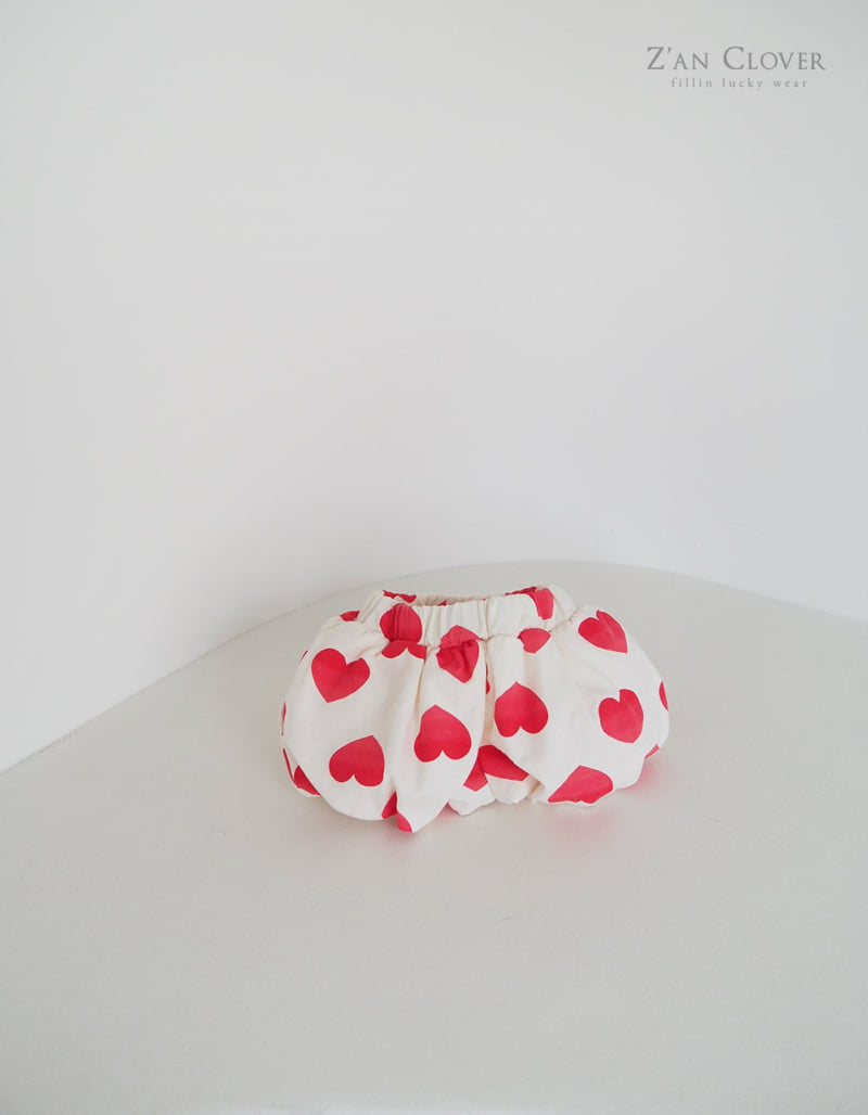 Zan Clover - Korean Children Fashion - #toddlerclothing - Heart Pumpkin Short Pants - 7