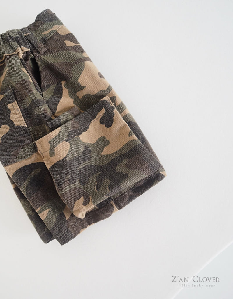 Zan Clover - Korean Children Fashion - #toddlerclothing - Unbal Cargo Bermuda Pants - 11