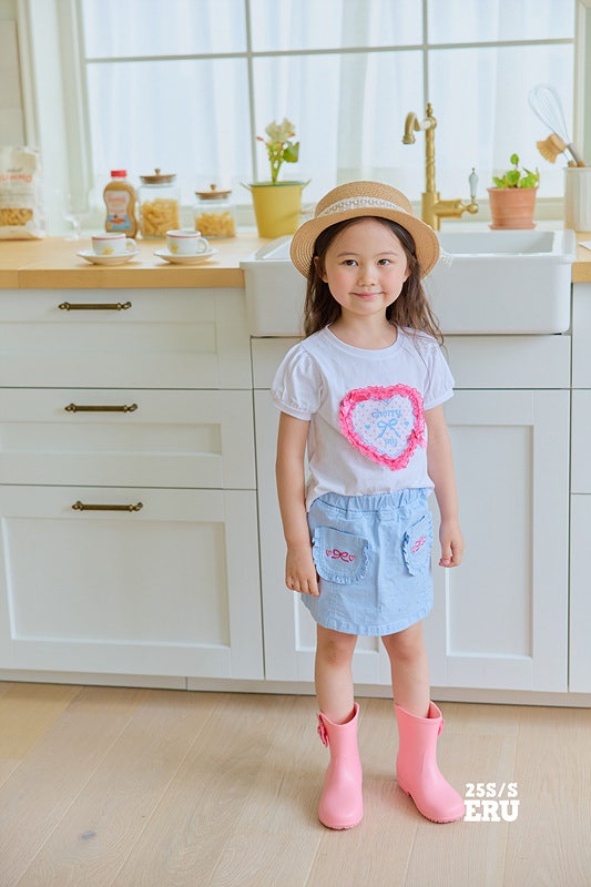 e.ru - Korean Children Fashion - #kidsshorts - Heart Tee - 7