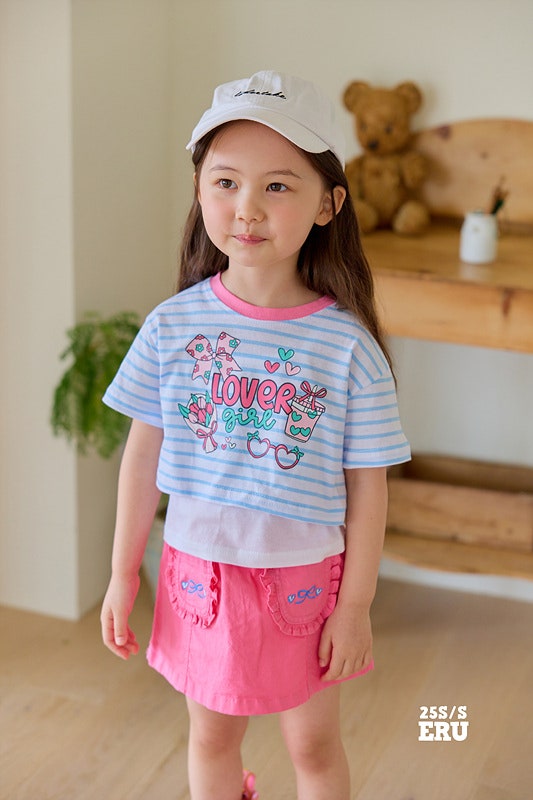 e.ru - Korean Children Fashion - #kidsshorts - Lover Tee - 12