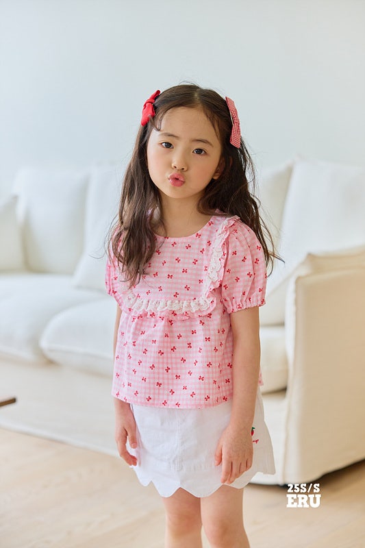 e.ru - Korean Children Fashion - #kidsstore - Cherry Span Skirt - 3