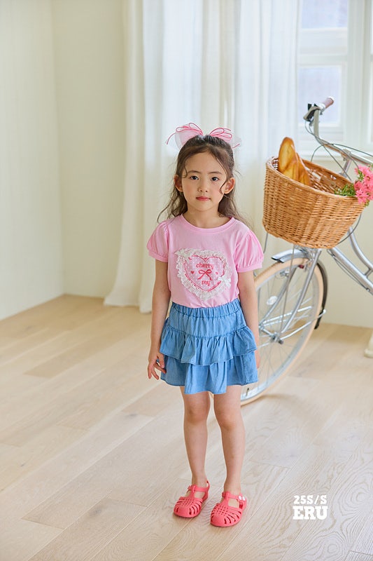 e.ru - Korean Children Fashion - #kidsstore - Cancan Denim Skirt - 2