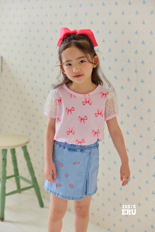 e.ru - Korean Children Fashion - #kidzfashiontrend - Ribbon Tee - 2