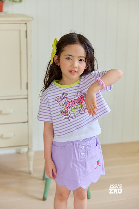 e.ru - Korean Children Fashion - #toddlerclothing - Lover Tee - 5