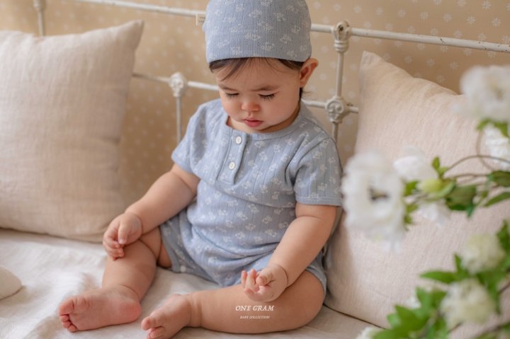 1 Gram - Korean Baby Fashion - #babyboutique - Dodo Suit (Button) - 8