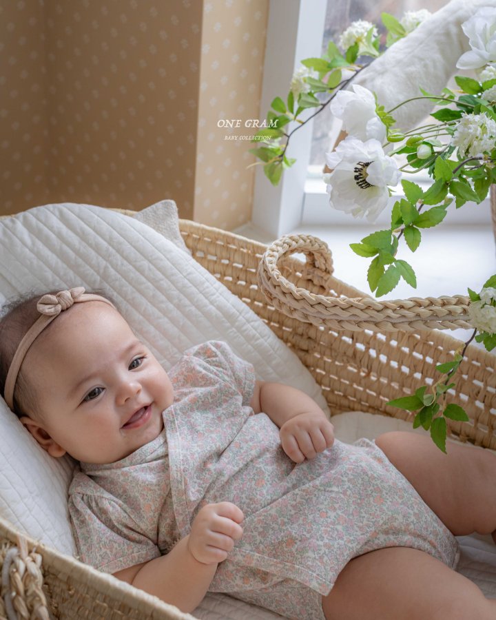 1 Gram - Korean Baby Fashion - #babyboutique - Rico Newborn Suit - 5