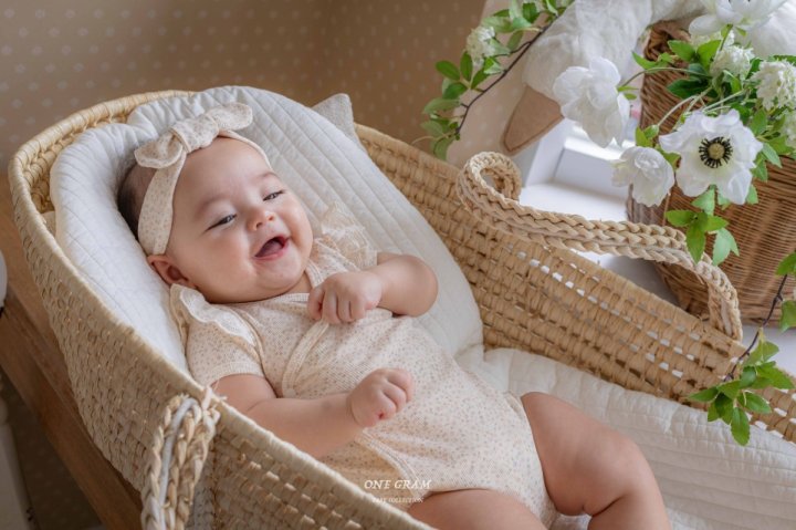 1 Gram - Korean Baby Fashion - #babyboutique - Rudy Newborn Lace Suit - 2