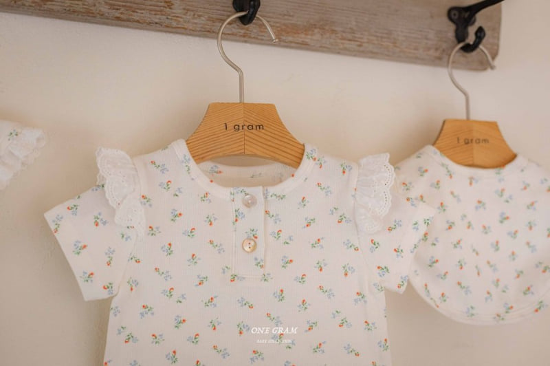 1 Gram - Korean Baby Fashion - #babyboutique - Rebecca Frill Suit - 11