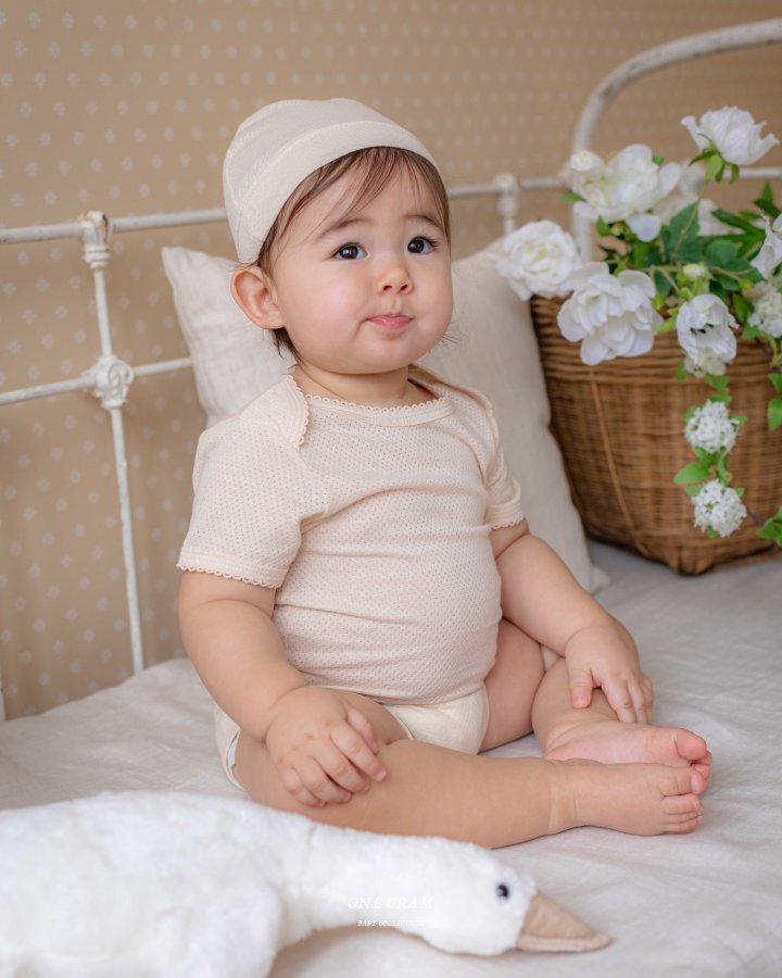 1 Gram - Korean Baby Fashion - #onlinebabyshop - Leo Suit (Mesh) - 4