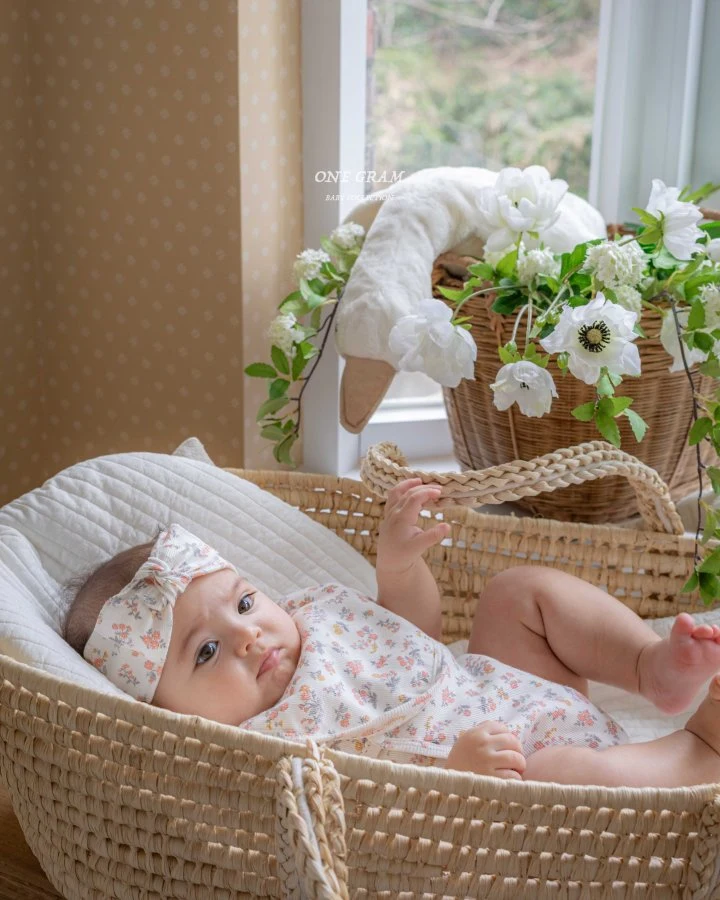 1 Gram - Korean Baby Fashion - #babyboutique - Lily Newborn Suit - 3