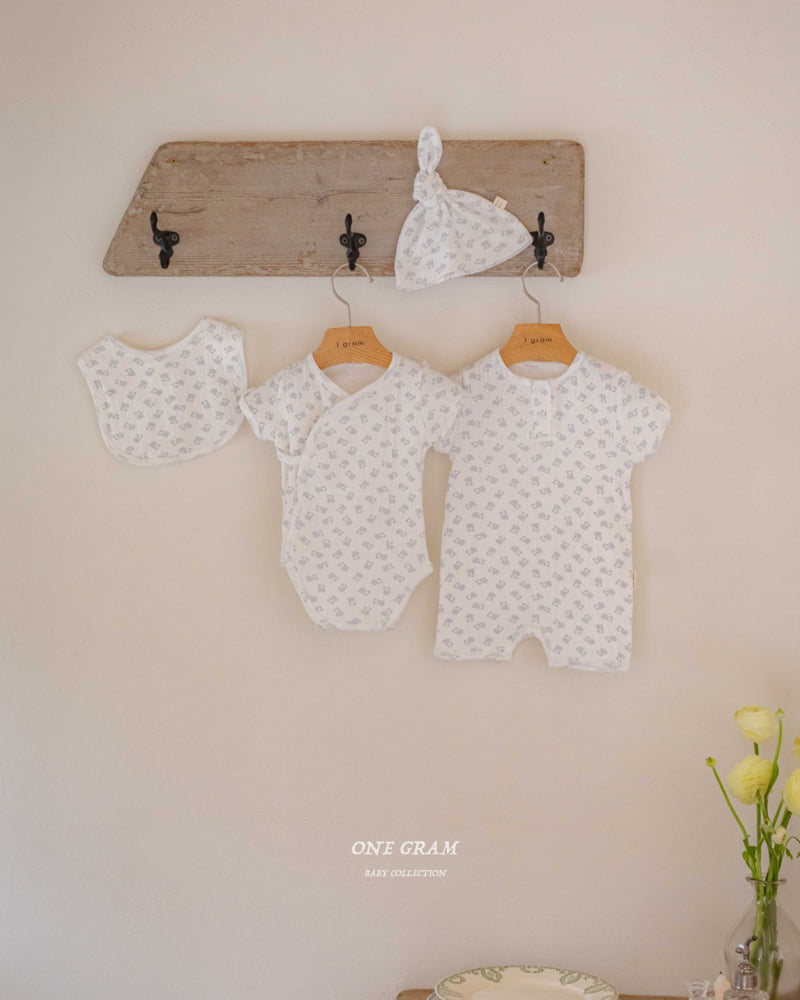 1 Gram - Korean Baby Fashion - #babyboutiqueclothing - Dodo Bib - 8