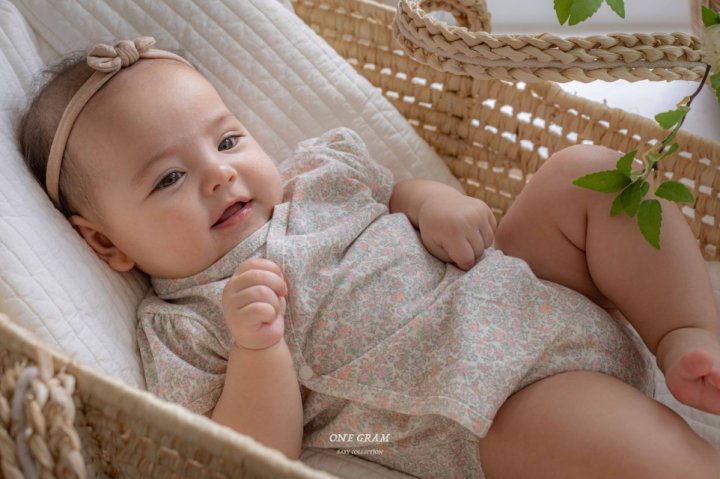 1 Gram - Korean Baby Fashion - #babyboutiqueclothing - Rico Newborn Suit - 6
