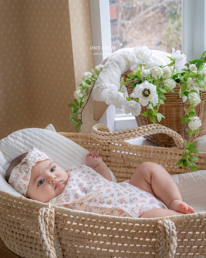 1 Gram - Korean Baby Fashion - #babyboutique - Lily Newborn Suit - 4