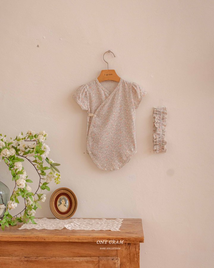 1 Gram - Korean Baby Fashion - #babyclothing - Rico Newborn Suit - 7