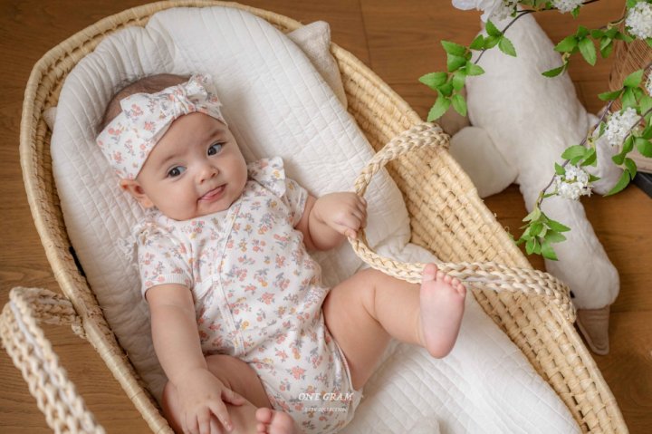 1 Gram - Korean Baby Fashion - #babyclothing - Lily Newborn Suit - 5