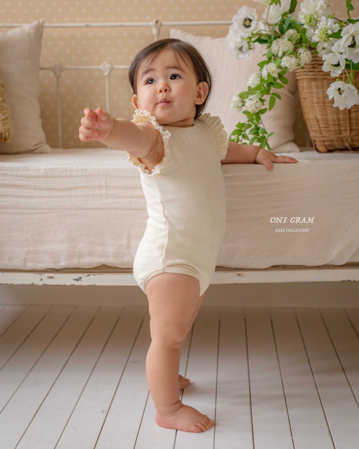 1 Gram - Korean Baby Fashion - #babyclothing - Jasmine Frill Suit