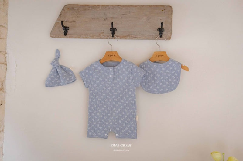 1 Gram - Korean Baby Fashion - #babyfashion - Dodo Suit (Button) - 11