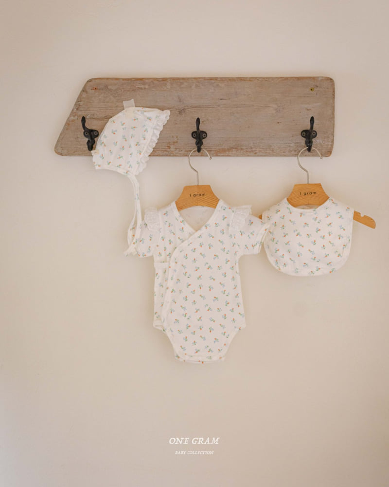 1 Gram - Korean Baby Fashion - #babyfashion - Rebecca Newborn Frill Suit