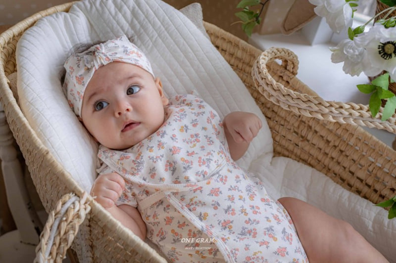 1 Gram - Korean Baby Fashion - #babyclothing - Lily Bib - 4