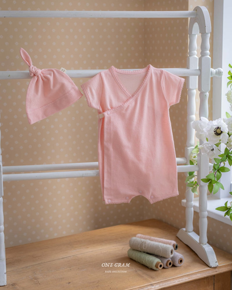 1 Gram - Korean Baby Fashion - #babyfever - Leo Newborn Suit (Mesh) - 10