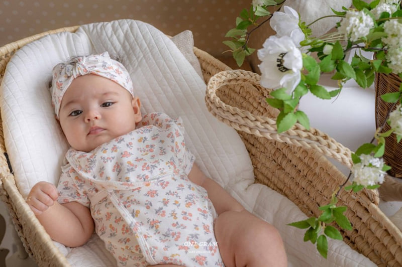 1 Gram - Korean Baby Fashion - #babyfever - Lily Bib - 5
