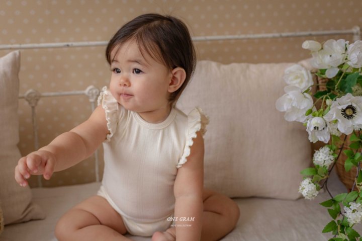 1 Gram - Korean Baby Fashion - #babyfever - Jasmine Frill Suit - 3