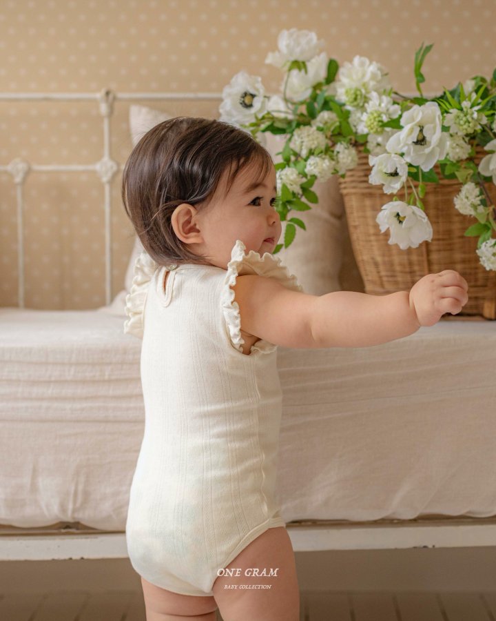 1 Gram - Korean Baby Fashion - #babyoninstagram - Jasmine Frill Suit - 6