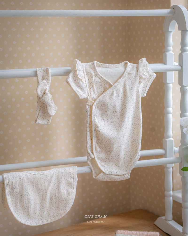 1 Gram - Korean Baby Fashion - #babyootd - Rudy Newborn Lace Suit - 10