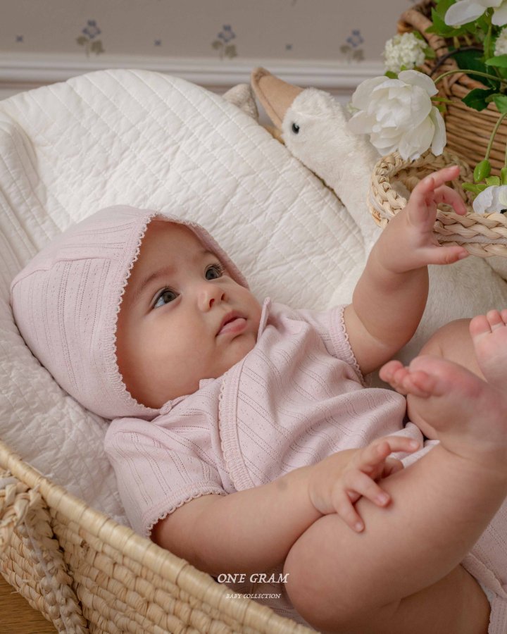 1 Gram - Korean Baby Fashion - #babyootd - Miller Newborn Suit - 2