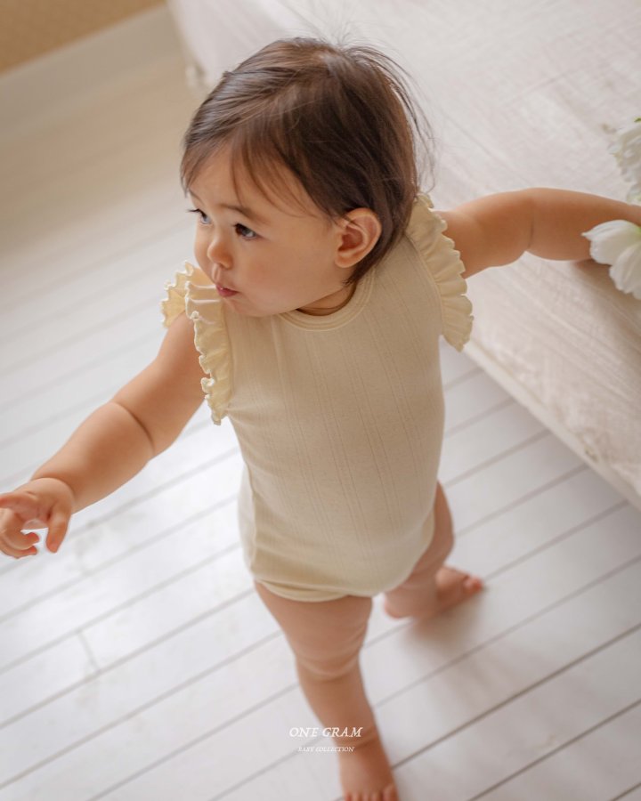 1 Gram - Korean Baby Fashion - #babyootd - Jasmine Frill Suit - 7